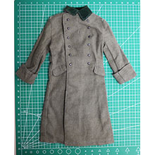 1:6 Scale German WWII M36 FieldGray Greatcoat (Long Version)